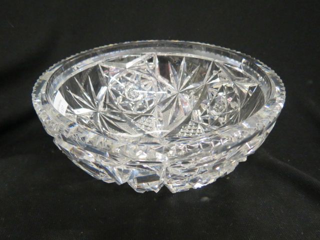 Appraisal: Hawkes Cut Glass Bowl beautiful overall cut work on a