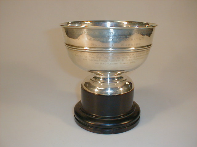 Appraisal: A George V silver Trophy Rose Bowl Natical Artillery Association