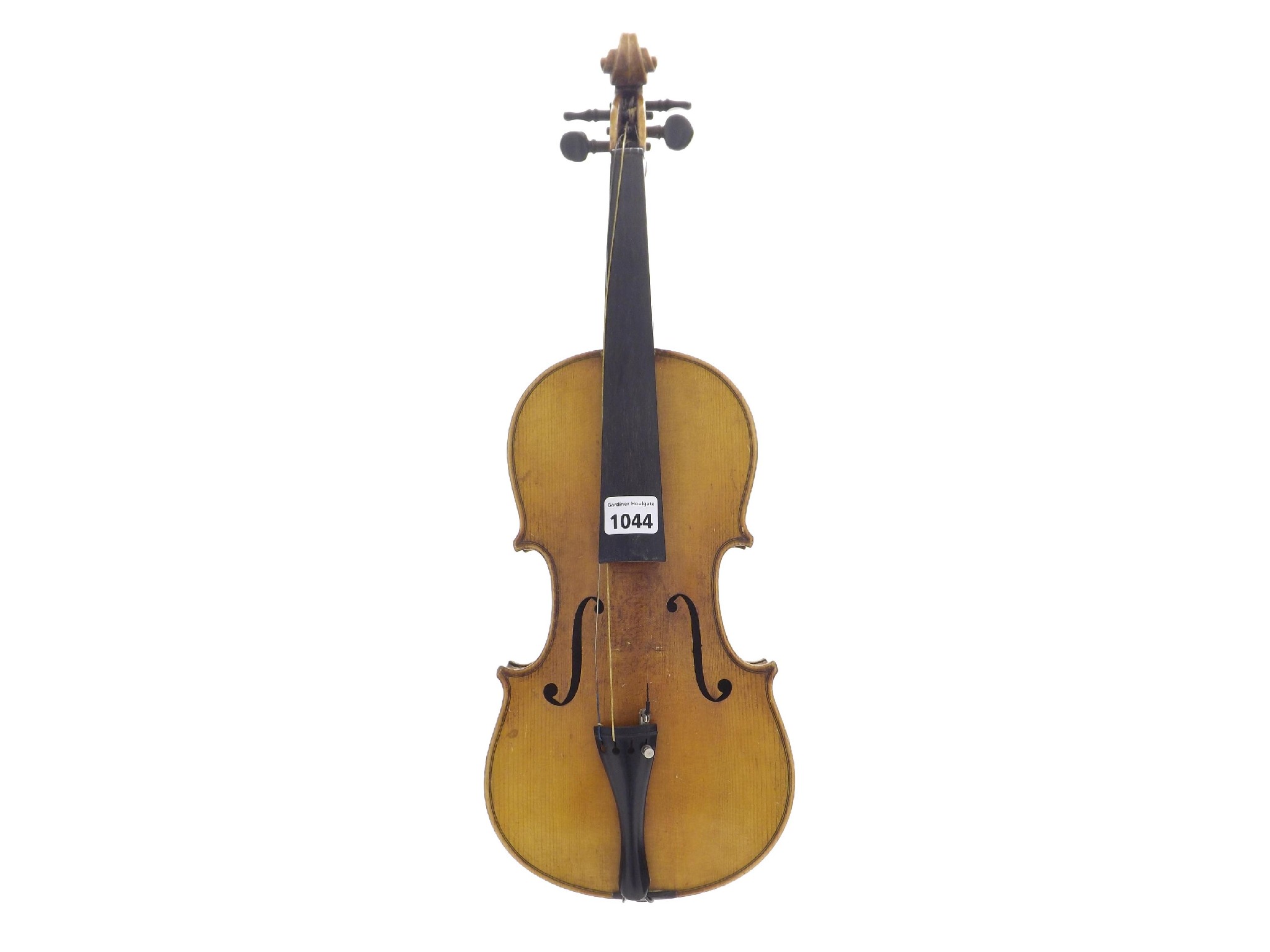 Appraisal: Three-quarter size Stradivari copy violin cm