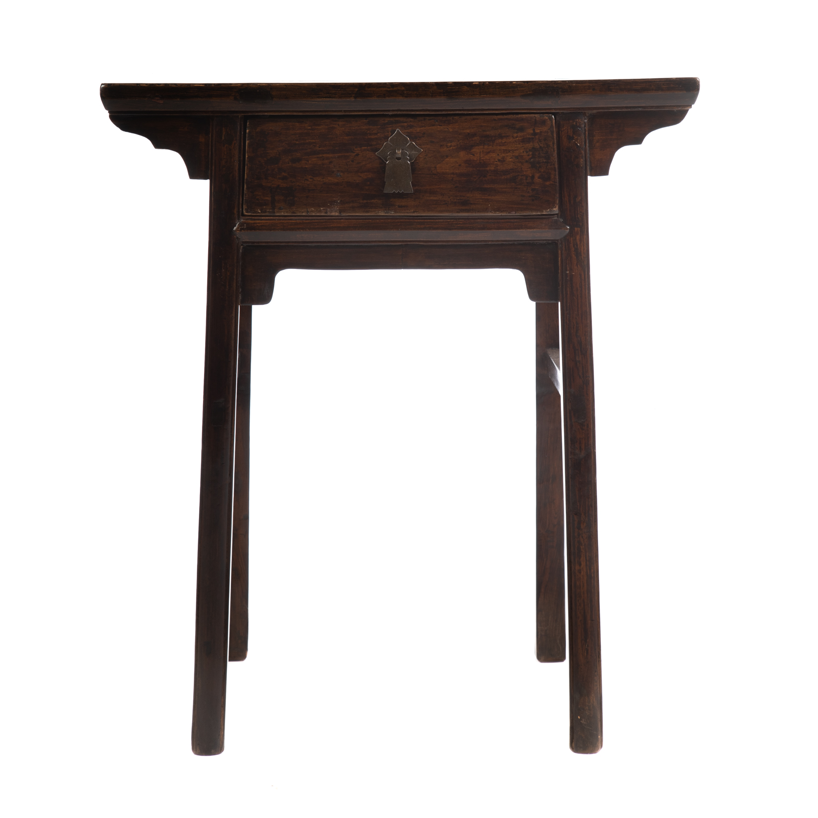 Appraisal: KOREAN ELM WOOD ALTAR FORM SIDE TABLE Late th early