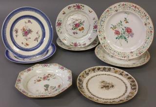 Appraisal: Miscellaneous grouping of Chinese export plates early th century to