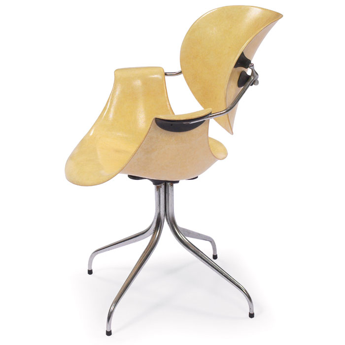 Appraisal: George Nelson MAA Swag-leg chair by Herman Miller c molded