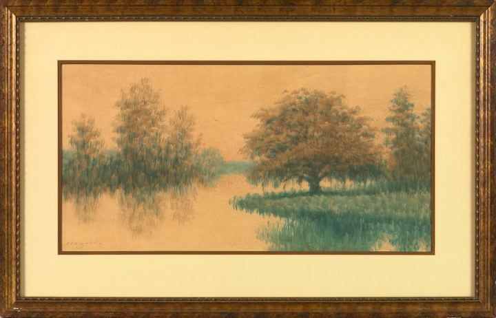 Appraisal: Alexander John Drysdale American New Orleans - Bayou Landscape with