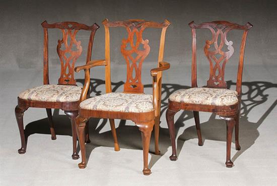 Appraisal: Assembled Set of Twelve George III Style Dining Chairs Late