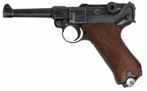 Appraisal: German WWI Erfert Luger P- Pistol mm cal barrel S