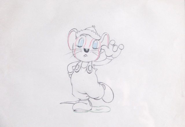 Appraisal: original production drawing from Walt Disney studios The Country Cousin