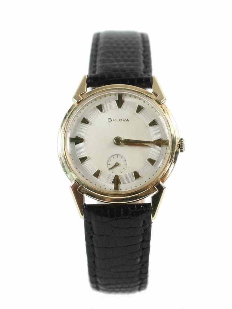 Appraisal: GENT'S WRISTWATCH - Circa Bulova L model round head wristwatch