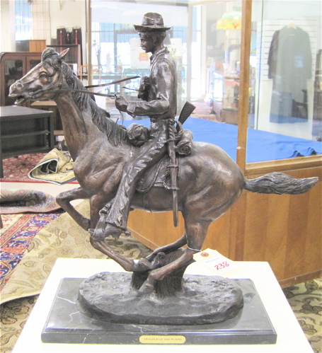 Appraisal: AFTER FREDERIC SACKRIDER REMINGTON American - Trooper of the Plains