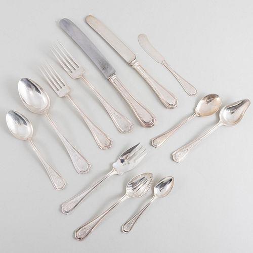 Appraisal: REED BARTON SILVER FLATWARE SERVICEMarked 'Sterling' Comprising Ten dinner knives