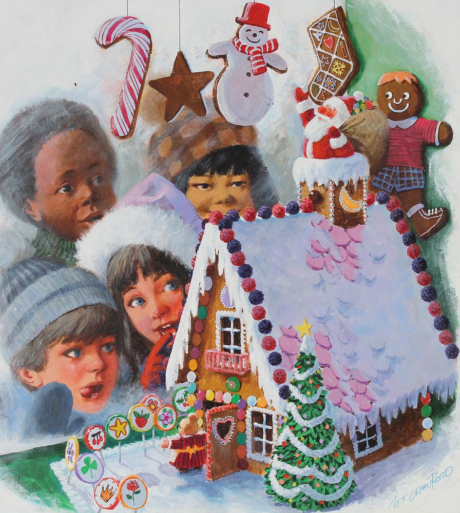 Appraisal: Mel Crawford B Gingerbread House Mel Crawford Canadian B Gingerbread