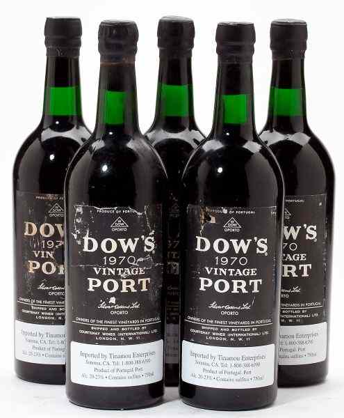 Appraisal: Dow's Vintage Port bottles bn snl lbsl ssos''I have always