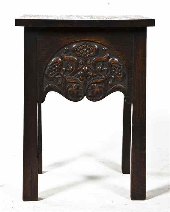 Appraisal: An Arts and Crafts Oak Occasional Table having a rectangular