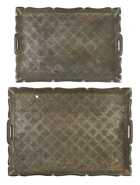 Appraisal: A Marilyn Monroe set of serving trays circa Identical except