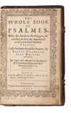 Appraisal: BIBLE IN ENGLISH The Whole Book of Psalmes Collected into