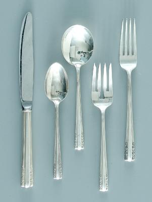 Appraisal: Chapel Bell sterling silver flatware by Alvin pieces no monogram