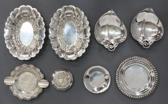 Appraisal: lot of Sterling silver highlights include Tiffany Co Makers leaf-form