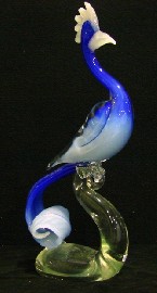 Appraisal: An Ultima Italian crystal art glass sculpture of a bird