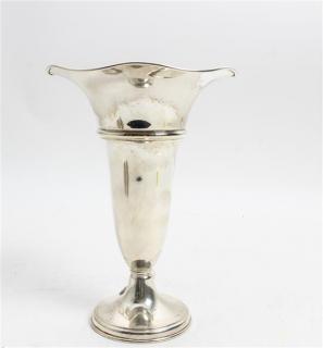 Appraisal: An American Silver Trumpet Vase Black Starr Gorham New York