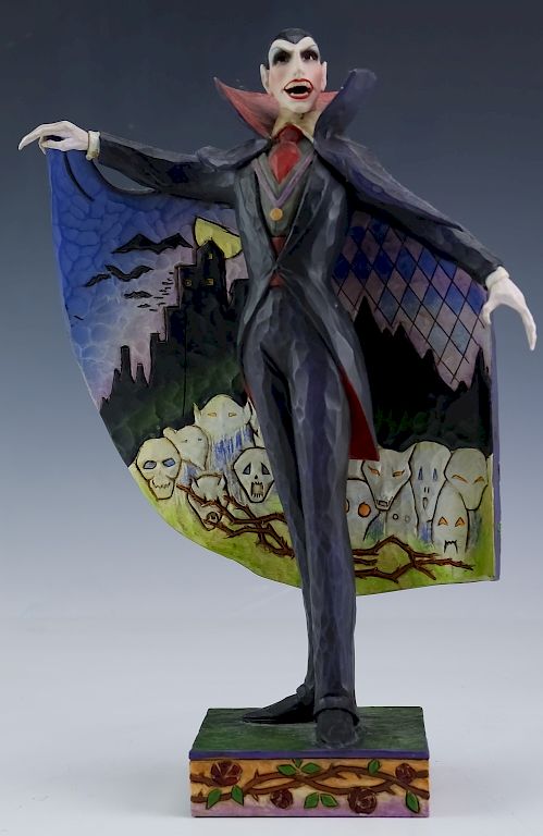 Appraisal: Whimsical Jim Shore Halloween Dracula Sculpture Jim Shore sculptural figurine