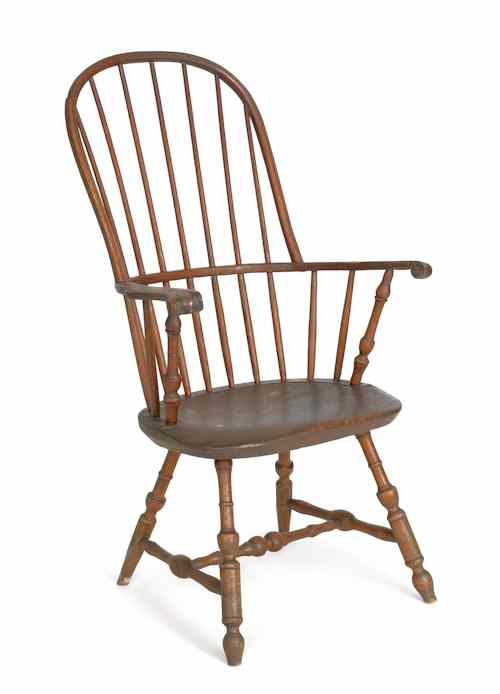 Appraisal: Lancaster County Pennsylvania sackback Windsor chair ca with a typical