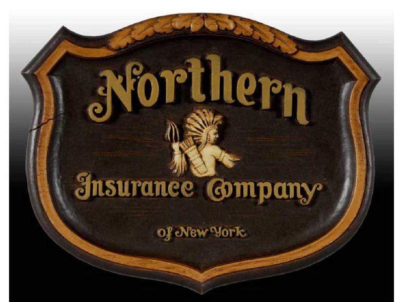 Appraisal: Composition Plaque Northern Insurance Company of N Description '' x