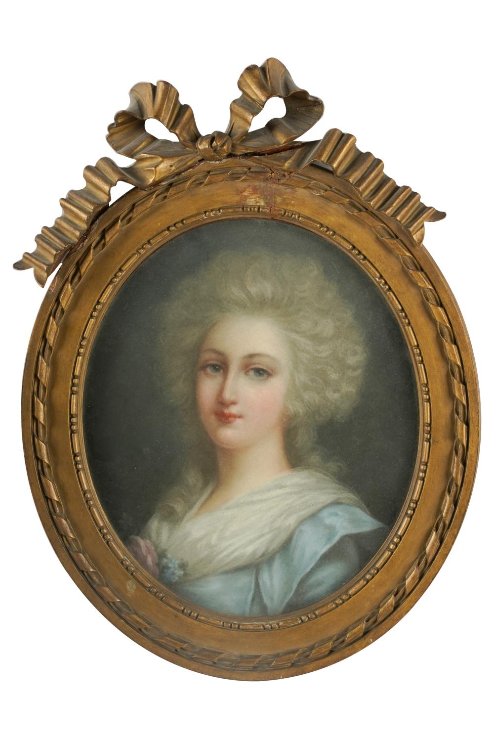 Appraisal: AFTER LEBRUN MADAME ELIZABETH pastel unsigned titled to label verso