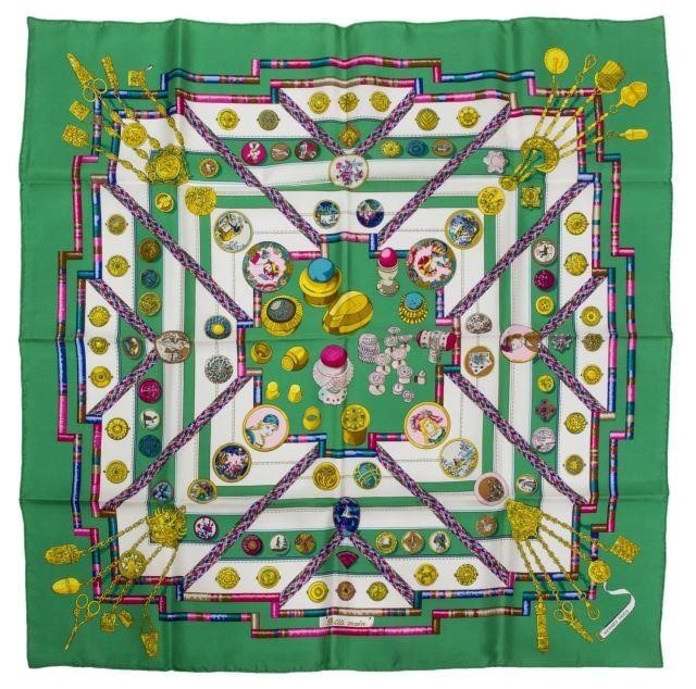 Appraisal: lot of Hermes group comprising silk twill scarf Petite Main