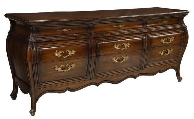 Appraisal: Louis XV style chest of drawers dresser late th c