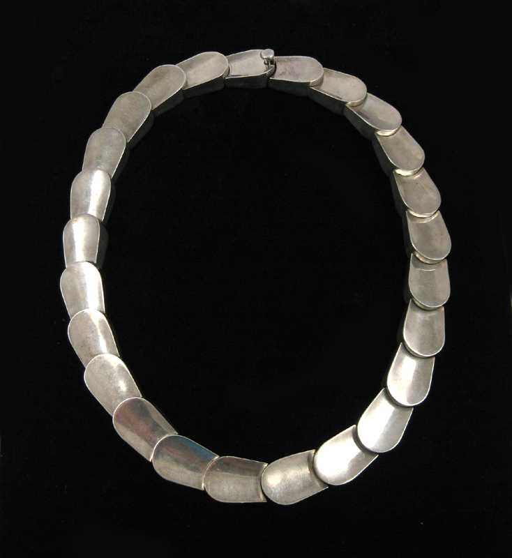 Appraisal: TAXCO MEXICO STERLING NECKLACE measuring inches in length and weighing