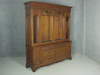 Appraisal: GUN CABINET - CUSTOM MADE TWO PART MAHOGANY GUN CABINET