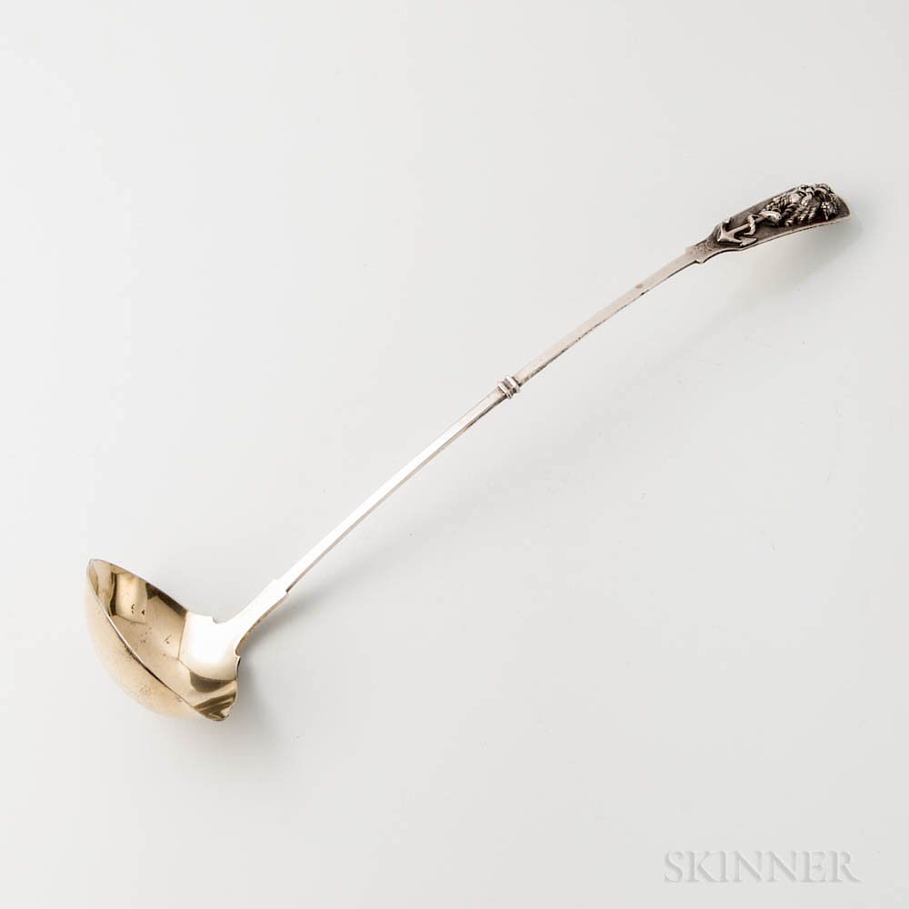 Appraisal: Tiffany Co Sterling Silver Punch Ladle Tiffany Co Sterling Silver