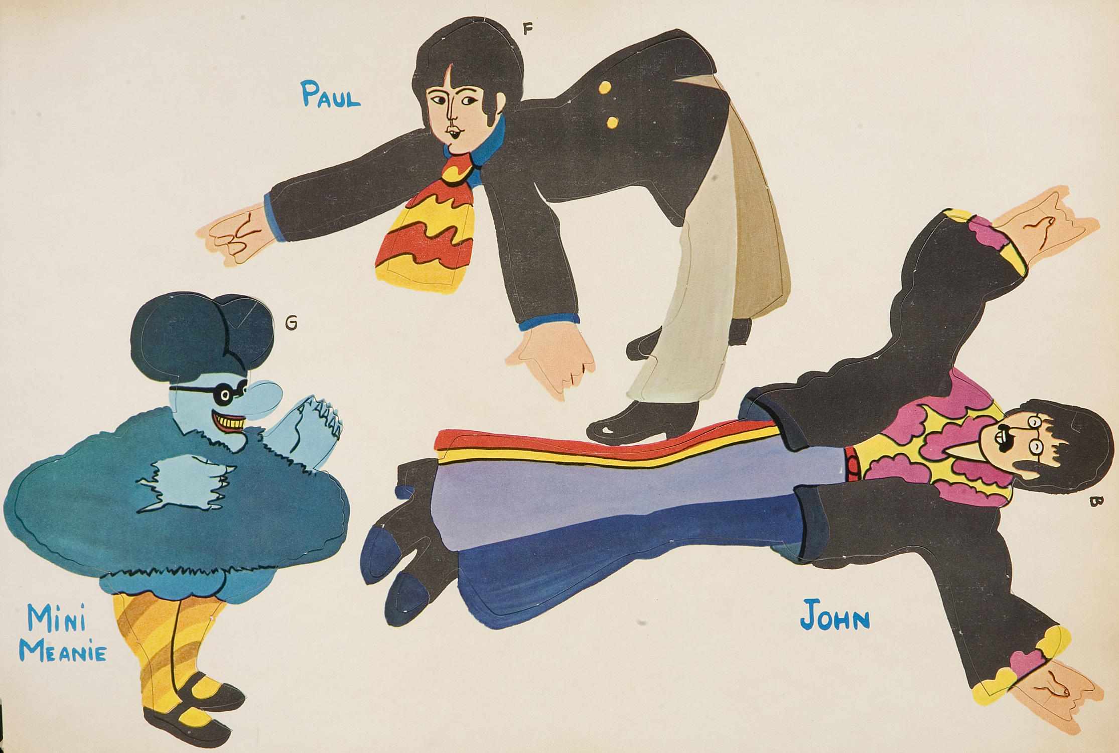 Appraisal: The Beatles Yellow Submarine mobile An easy to assemble mobile