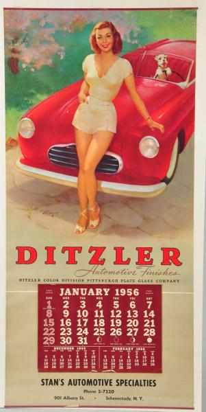 Appraisal: Lot of Ditzler Calendars Description Very large calendars with impressive