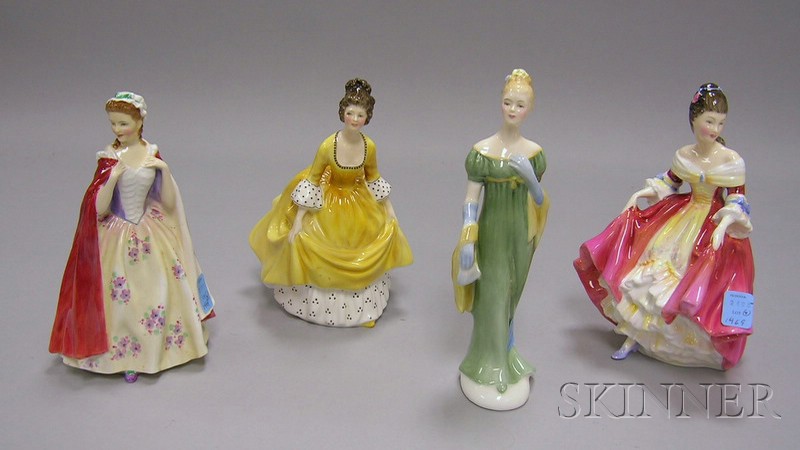 Appraisal: Four Royal Doulton Porcelain Lady Figurines including Coralie HN Lorna