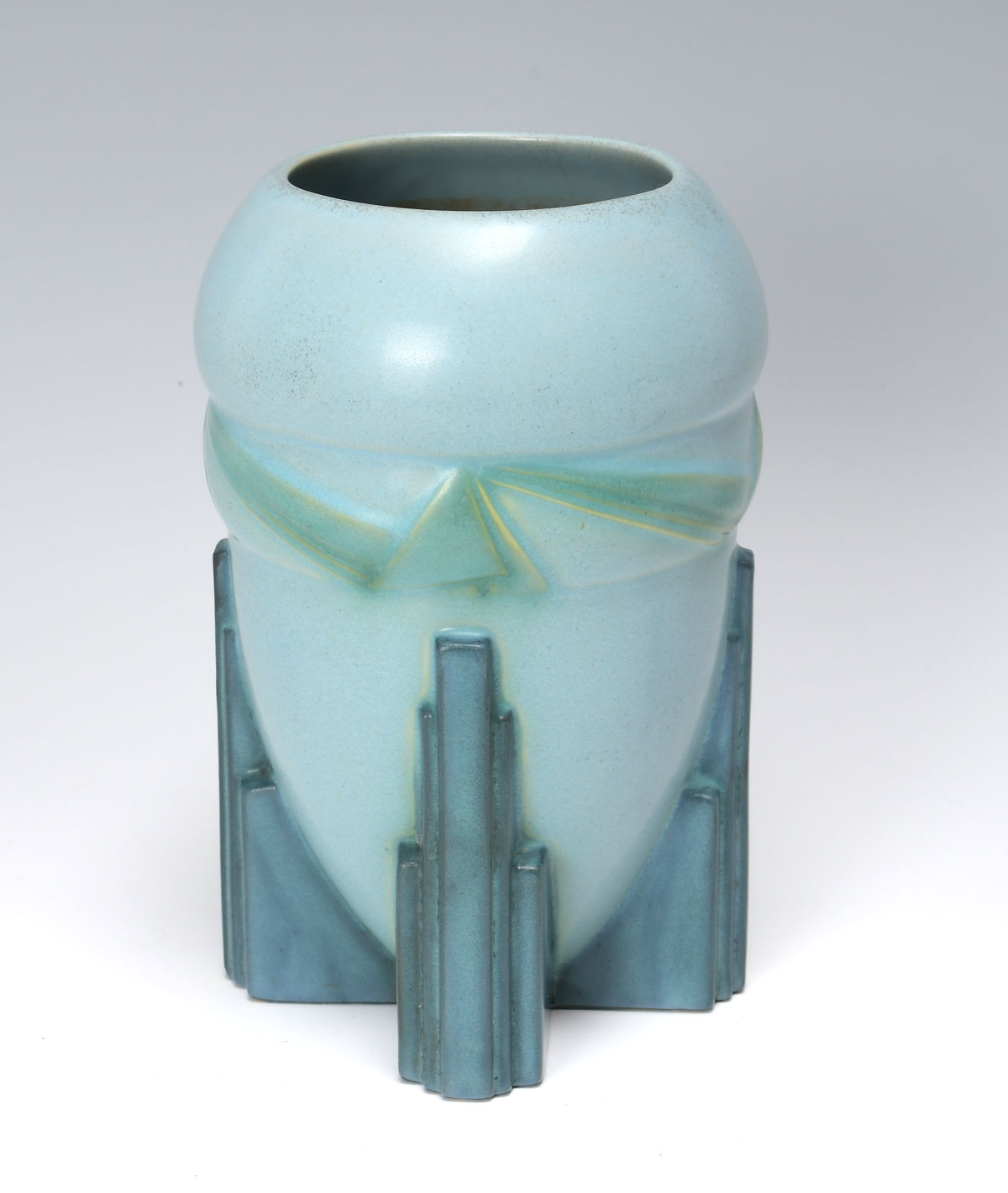 Appraisal: ROSEVILLE POTTERY ''SPACESHIP'' FUTURA VASE Approx '' h x ''