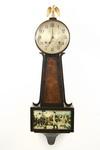 Appraisal: BANJO WALL CLOCK - Gilbert -Day Time and Strike Banjo