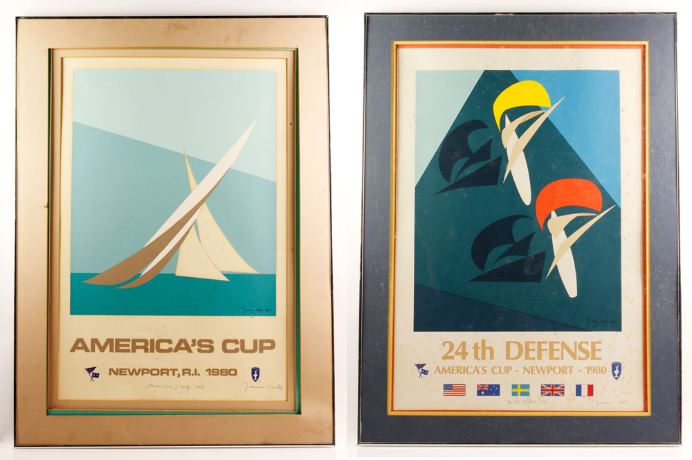 Appraisal: - Lot of America's Cup Posters Lot of two America's