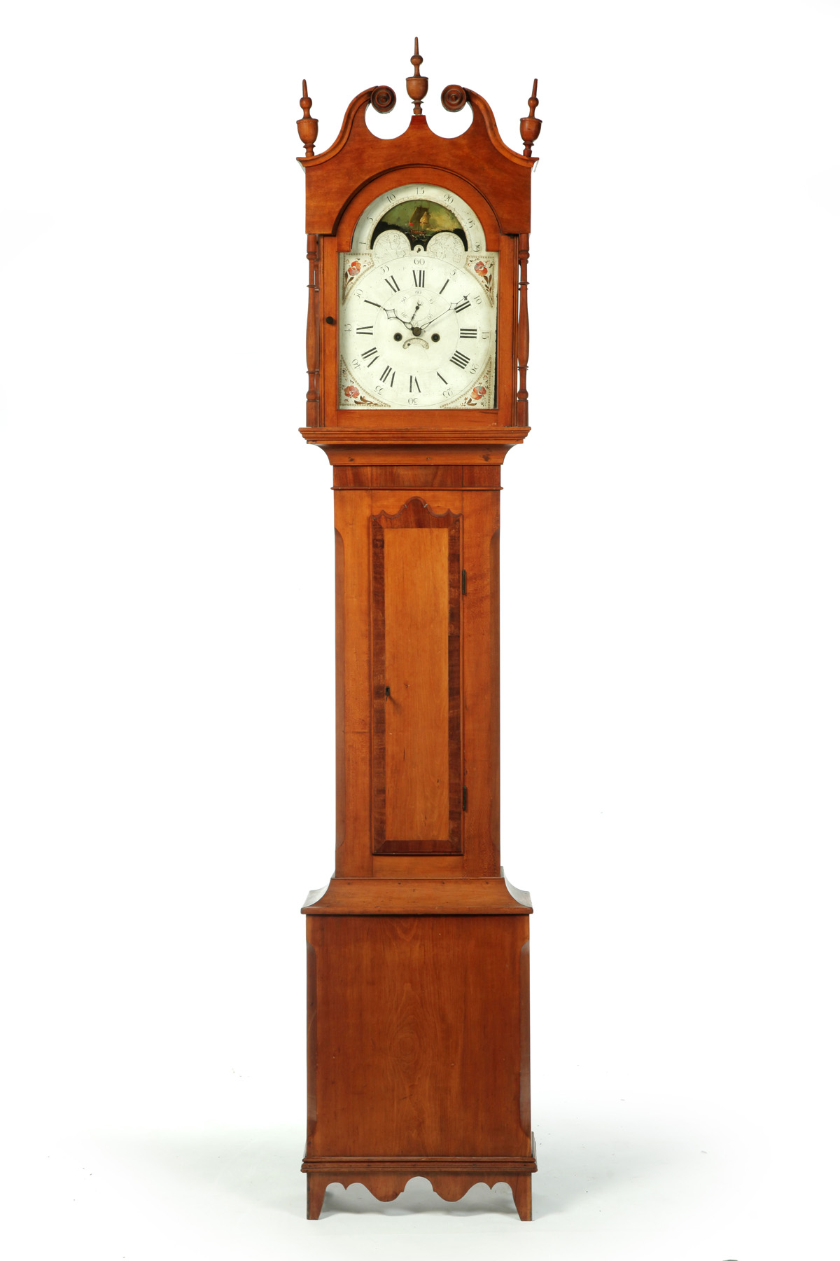 Appraisal: KENTUCKY TALL CASE CLOCK Case attributed to Elijah Warner Lexington