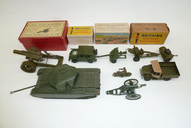 Appraisal: Britains Centurion Tank post-war vehicles and guns sets Centurion Tank