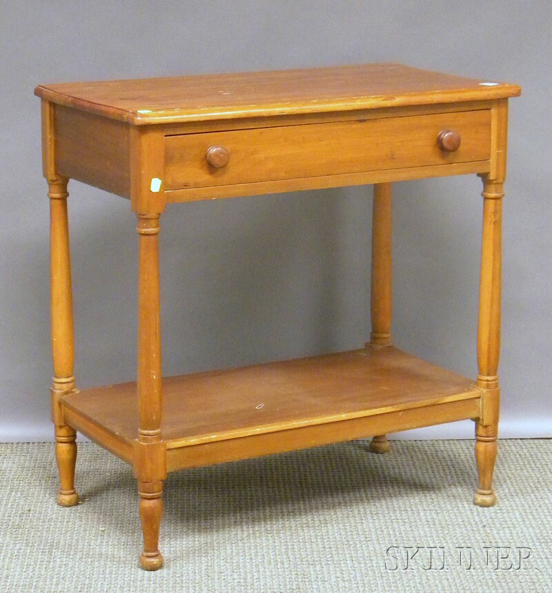 Appraisal: Federal Pine Washstand