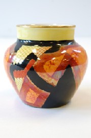 Appraisal: CARLTON WARE JAZZ STITCH PATTERN VASE