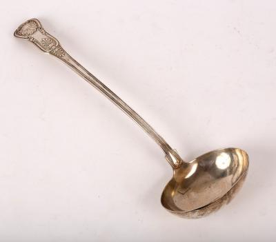 Appraisal: A Victorian provincial silver soup ladle Robert Williams Bristol assayed