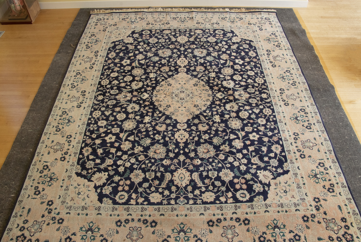 Appraisal: TABRIZ CARPET A large area carpet with a design of