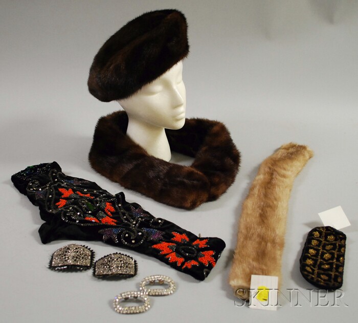 Appraisal: Assorted Group of Lady's Accessories a Kokin New York fur