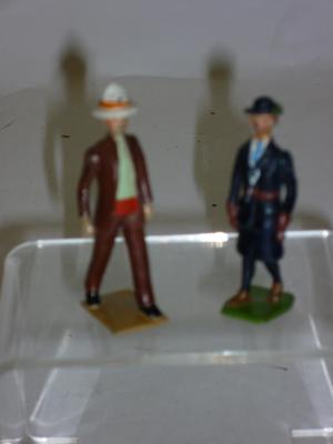 Appraisal: Britains metal Scout figures Lord and Lady Baden Powell G