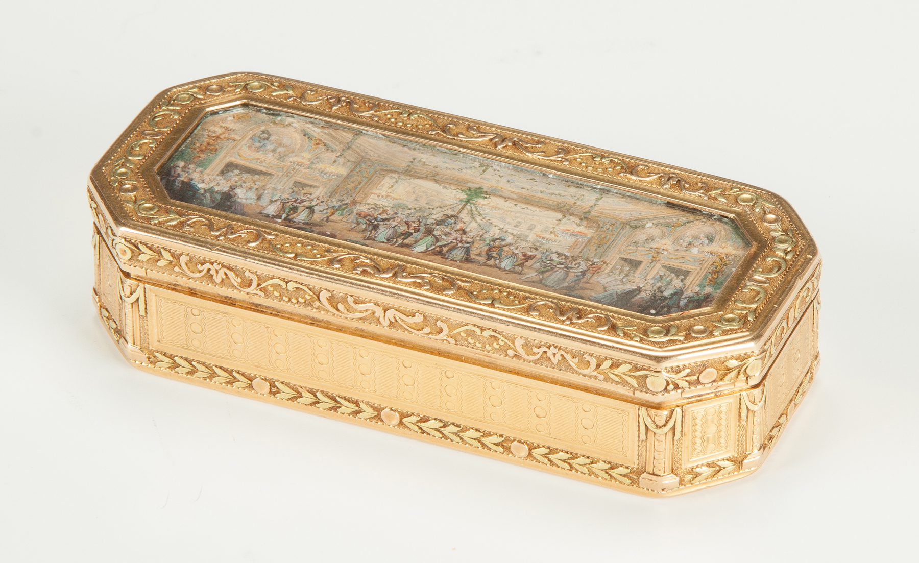 Appraisal: Fine Rare K Gold Presentation Box Lafayette box purportedly given