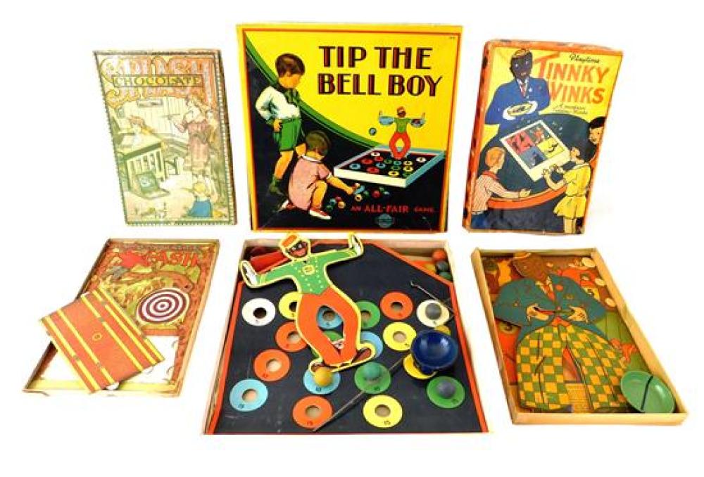 Appraisal: BLACK AMERICANA Three target games Tip the Bellboy All-Fair Inc