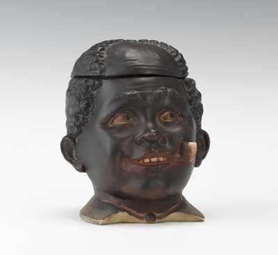 Appraisal: A Late Conta Bohme Head with Pipe Tobacco Jar Thin