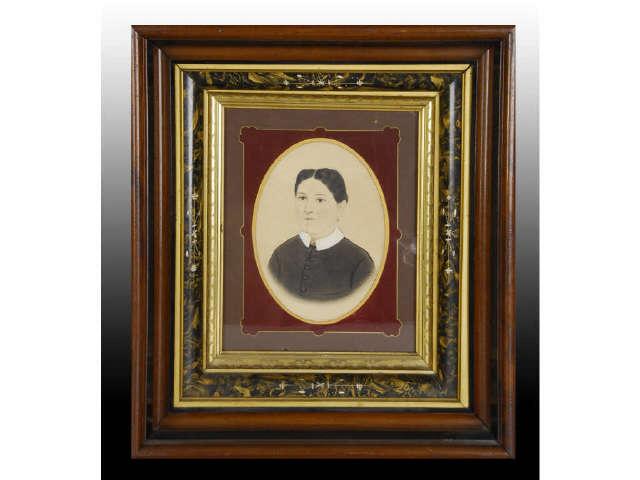 Appraisal: Pair of Victorian Shadow Box Pictures Description Circa s Framed