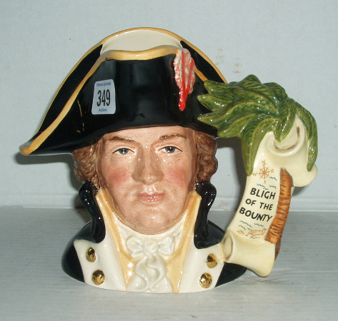 Appraisal: Large Size Character Jug Captain Bligh D Boxed With Certificate